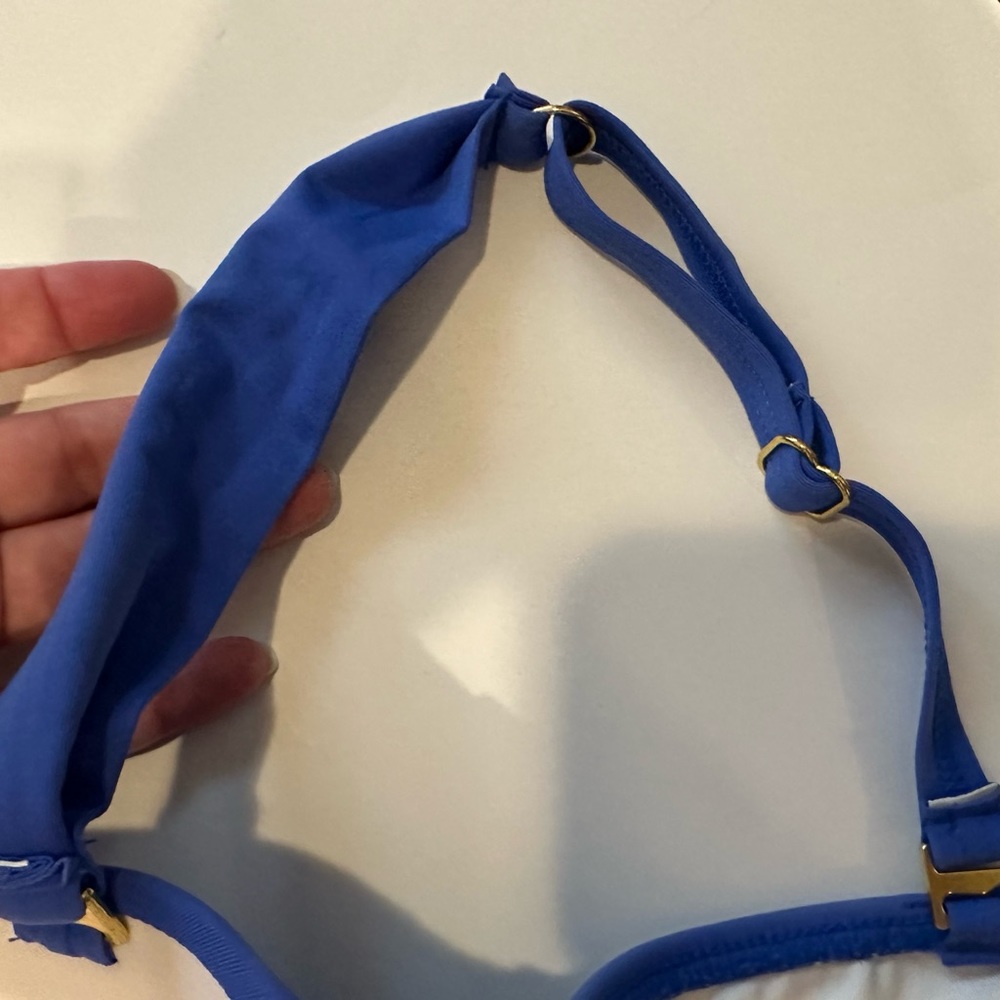 Coco Reef bikini top 32/34 C cup royal blue with changeable straps - Picture 8 of 10